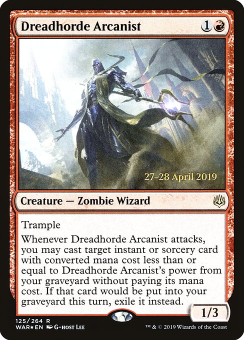 Dreadhorde Arcanist (125s) [War of the Spark Promos]