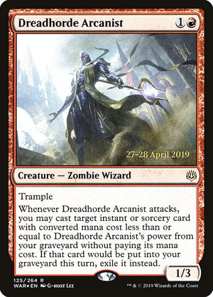 Dreadhorde Arcanist (125s) [War of the Spark Promos]