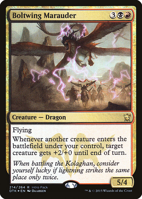 Boltwing Marauder (214) [Dragons of Tarkir Promos]