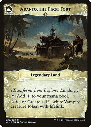 Legion's Landing // Adanto, the First Fort (22s) [Ixalan Promos] Reverse