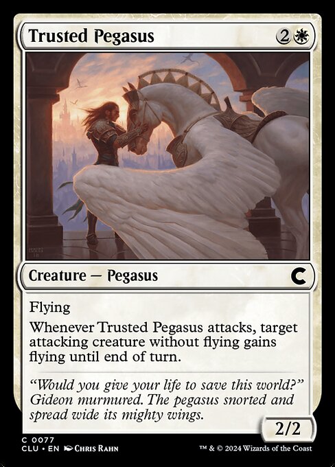 Trusted Pegasus (77) [Ravnica: Clue Edition]