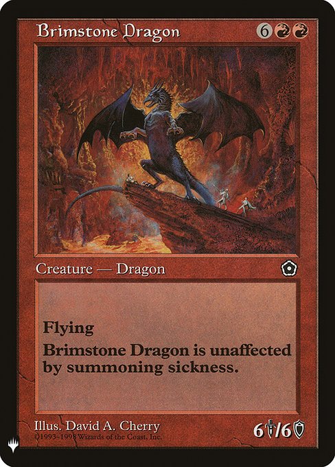 Brimstone Dragon (P02-92) [The List]
