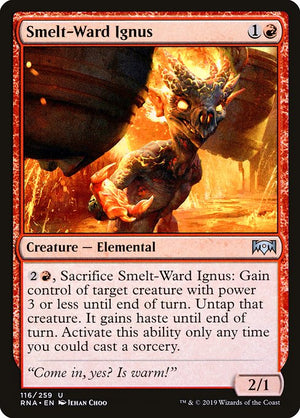 Smelt-Ward Ignus (116) [Ravnica Allegiance]
