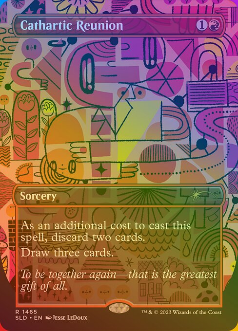 Cathartic Reunion (1465★) [Secret Lair Drop] [Borderless]