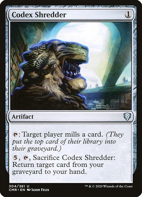Codex Shredder (304) [Commander Legends]