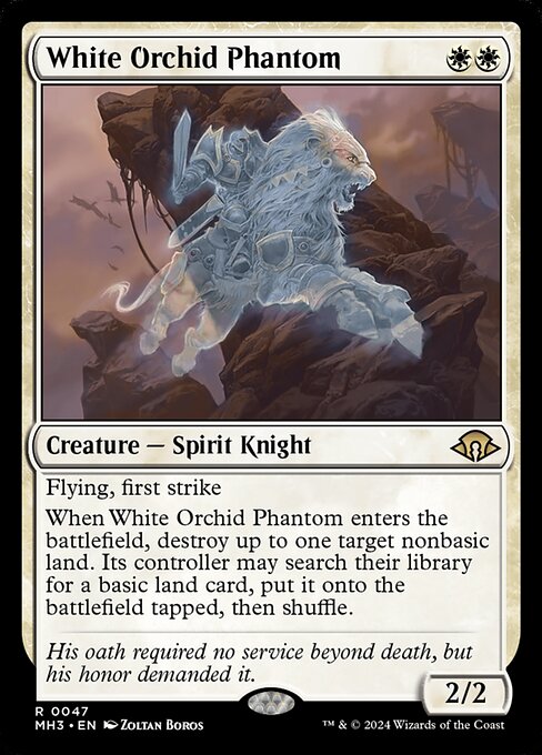 White Orchid Phantom (47) [Modern Horizons 3]