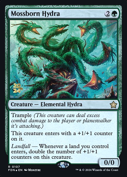Mossborn Hydra (107s) [Foundations Promos]