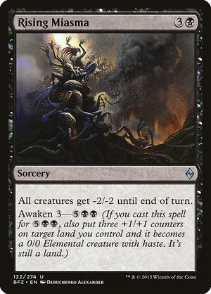 Rising Miasma (122) [Battle for Zendikar]