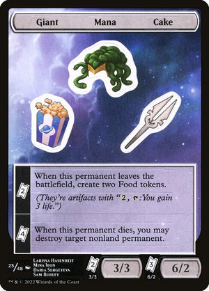 Giant Mana Cake (25) [Unfinity Sticker Sheets]