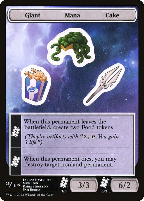 Giant Mana Cake (25) [Unfinity Sticker Sheets]