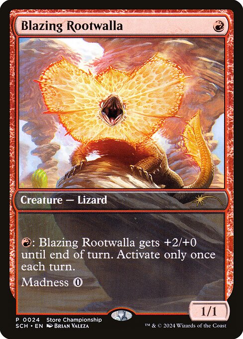 Blazing Rootwalla (24) [Store Championships]