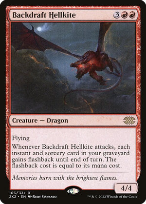 Backdraft Hellkite (103) [Double Masters 2022]