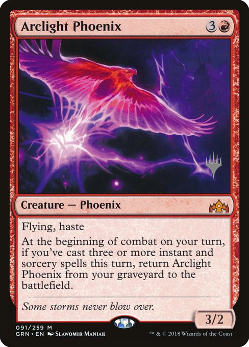 Arclight Phoenix (91p) [Guilds of Ravnica Promos]