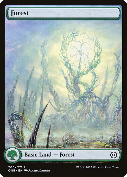Forest (266) [Phyrexia: All Will Be One]