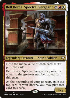 Bell Borca, Spectral Sergeant (145) [Dominaria United Commander]
