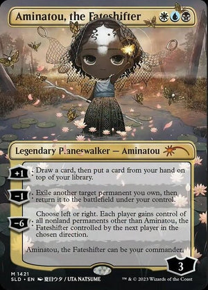 Aminatou, the Fateshifter (1421) [Secret Lair Drop] [Borderless]