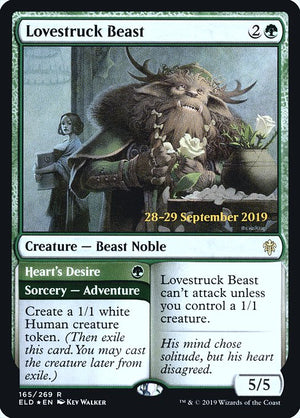 Lovestruck Beast // Heart's Desire (165s) [Throne of Eldraine Promos]