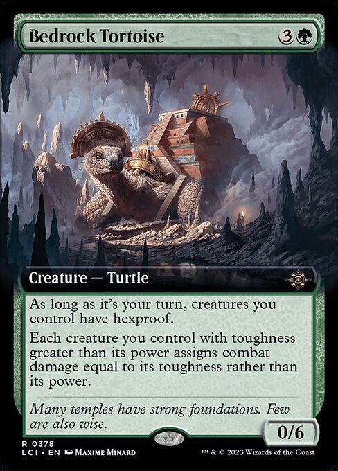 Bedrock Tortoise (378) [The Lost Caverns of Ixalan] [Extended Art]