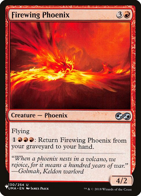 Firewing Phoenix (UMA-130) [The List]