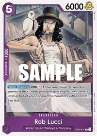 Rob Lucci (071) (OP03-071) [Pillars of Strength]