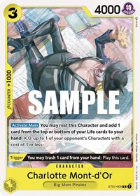 Charlotte Mont-d'Or (ST07-009) [Starter Deck 7: Big Mom Pirates]