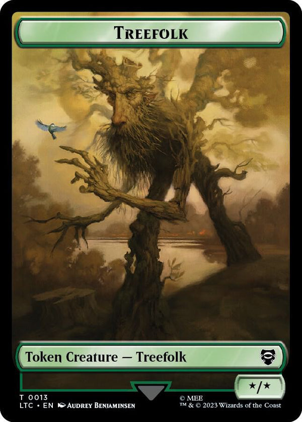 Treefolk // Food (0009) Double-Sided Token (13 // 9) [Tales of Middle-earth Commander]