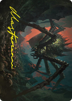 Shelob, Child of Ungoliant Art Card (Gold-Stamped Signature) (23) [Universes Beyond: The Lord of the Rings: Tales of Middle-earth Art Series]