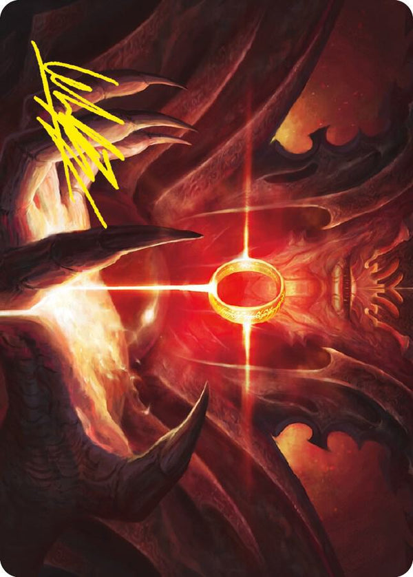 Sol Ring Art Card (Gold-Stamped Signature) (76) [Universes Beyond: The Lord of the Rings: Tales of Middle-earth Art Series]