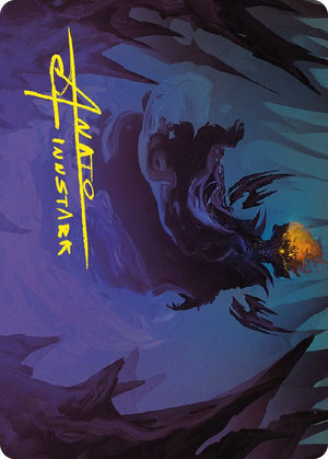 Sauron, the Necromancer Art Card (Gold-Stamped Signature) (42) [Universes Beyond: The Lord of the Rings: Tales of Middle-earth Art Series]