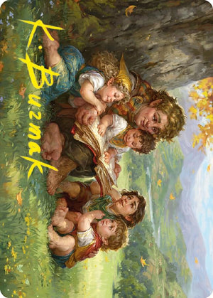 Samwise Gamgee Art Card (19/81) (Gold-Stamped Signature) [Universes Beyond: The Lord of the Rings: Tales of Middle-earth Art Series]
