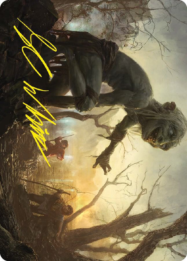 Smeagol, Helpful Guide Art Card (Gold-Stamped Signature) (24) [Universes Beyond: The Lord of the Rings: Tales of Middle-earth Art Series]