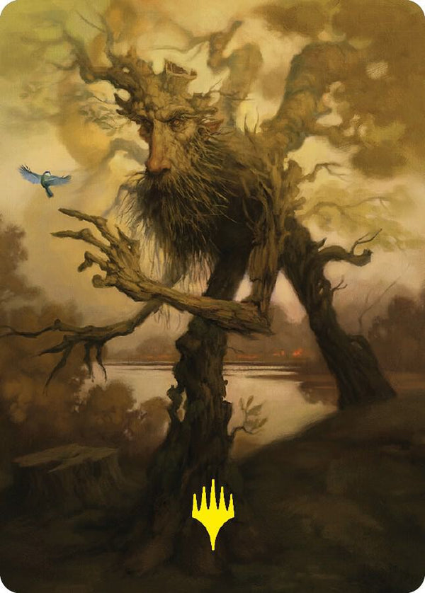 Treefolk Token Art Card (Gold-Stamped Signature) (81) [Universes Beyond: The Lord of the Rings: Tales of Middle-earth Art Series]