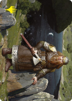 Mirrormere Guardian Art Card (Gold-Stamped Signature) (12) [Universes Beyond: The Lord of the Rings: Tales of Middle-earth Art Series]