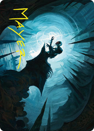 Gollum, Patient Plotter Art Card (Gold-Stamped Signature) (41) [Universes Beyond: The Lord of the Rings: Tales of Middle-earth Art Series]