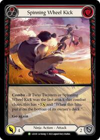 Spinning Wheel Kick (Red) - LGS141 (LGS141) [Flesh and Blood Promo Cards]