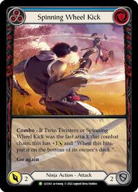Spinning Wheel Kick (Blue) - LGS143 (LGS143) [Flesh and Blood Promo Cards]