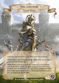 Hala Goldenhelm - LGS144 (LGS144) [Flesh and Blood Promo Cards]