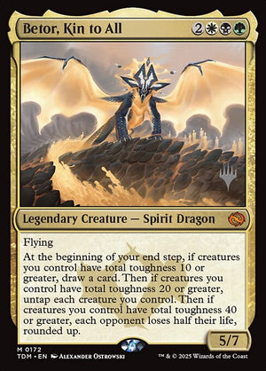 Betor, Kin to All (172p) [Tarkir: Dragonstorm Promos]