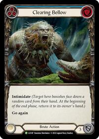 Clearing Bellow - LGS147 (LGS147) [Flesh and Blood Promo Cards]