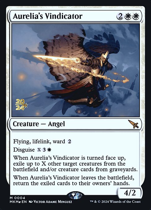 Aurelia's Vindicator (4s) [Murders at Karlov Manor Promos]