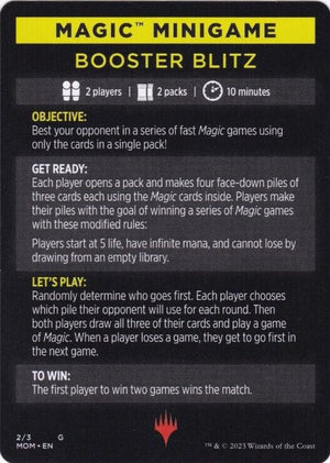 Magic Minigame: Booster Blitz (2) [March of the Machine]
