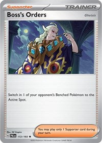 Boss's Orders - 172/193 (172/193) [Deck Exclusives]
