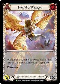 Herald of Ravages (Extended Art) (Blue) - LGS155 (LGS155) [Flesh and Blood Promo Cards]
