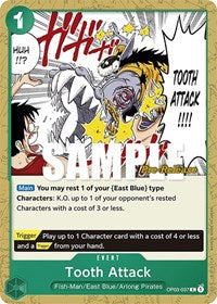 Tooth Attack (OP03-037) [Pillars of Strength Pre-Release Cards]