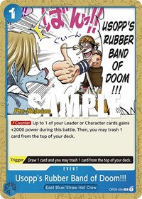 Usopp's Rubber Band of Doom!!! (OP03-054) [Pillars of Strength Pre-Release Cards]
