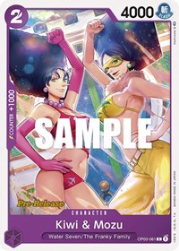 Kiwi & Mozu (OP03-061) [Pillars of Strength Pre-Release Cards]