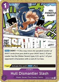 Hull Dismantler Slash (OP03-073) [Pillars of Strength Pre-Release Cards]