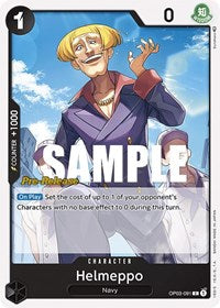 Helmeppo (OP03-091) [Pillars of Strength Pre-Release Cards]
