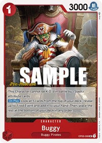 Buggy (008) (OP03-008) [Pillars of Strength Pre-Release Cards]