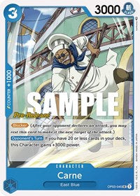 Carne (OP03-045) [Pillars of Strength Pre-Release Cards]